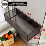 boîtes rangement aimantées étanches blanc noir modernes utilisation multiple empilables magasin réfrigérateur
