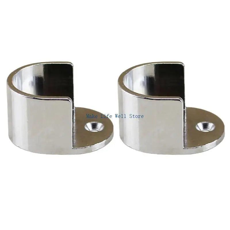support tige moderne métal argent cuivre noir tige transparente contemporain fixations incluses