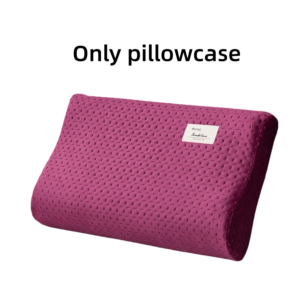 taies d'oreiller coton 100% marron violet rose bleu modernes 50x30cm non toxiques casa