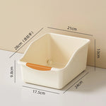 boîtes rangement cuisine épices condiments plastique pp modernes pratiques beige orange gris poignées couvercles