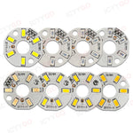 plaque led circulaire blanc interrupteur usb câble alimentation réglage intensité moderne led intégrées