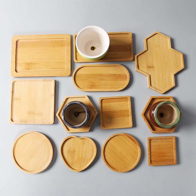 assiette bambou naturel décoration table rustique moderne plateau rond carré beige clair bois