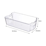 boîtes rangement transparentes moderne poignées crèmes gels lotions fridge organizer
