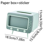 boîte mouchoirs moderne motif animalours papier toilette rangement rose vintage cartoon