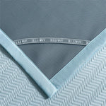 matelas rafraîchissant bleu rayures diagonales tissu pe anti bactéries air perméable lit simple double