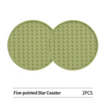 protège verre moderne perforé silicone respectueux environnement noir vert rose bleu gris