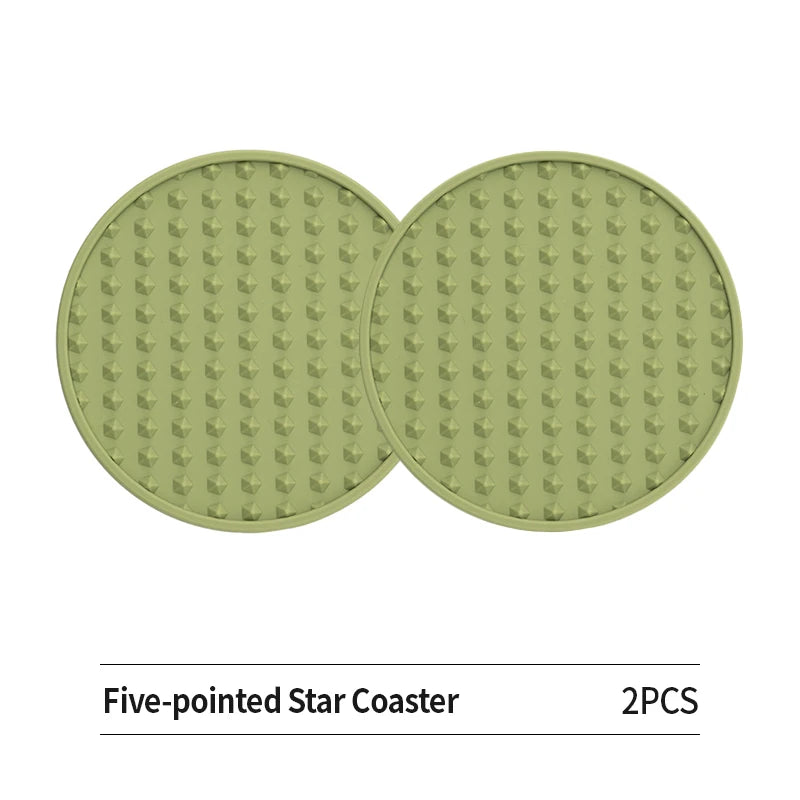 protège verre moderne perforé silicone respectueux environnement noir vert rose bleu gris