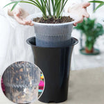 pots orchidées noir moderne adhésif racines controle fleur plante verte 13cm 15cm 18cm
