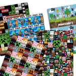 tapis souris pixel art minecraft steve creeper enderman rouge vert bleu