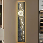 Lampe murale LED verticale couloir décoration