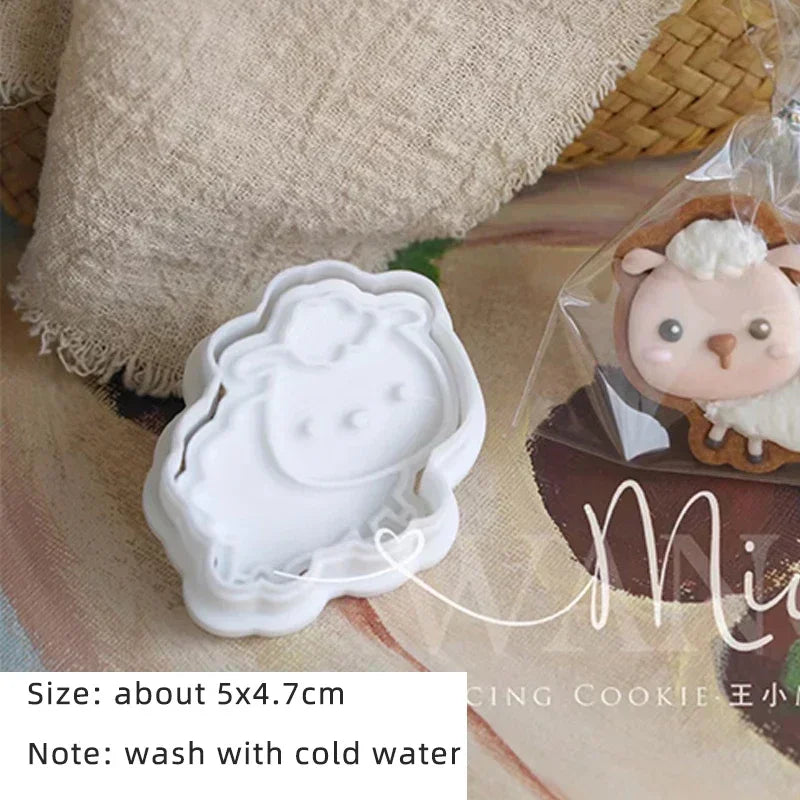 biscuits animaux farmacia dessin animé mouton poulet cochon vache oie cheval