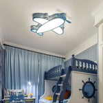 lampe moderne avion étoiles bleu blanc enfant chambre salon