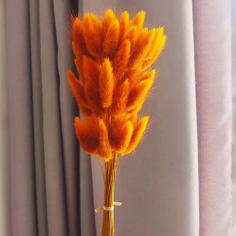décoration intérieure bouquet plumes séchées rose pâle naturel rustique anniversaire baby shower chambre