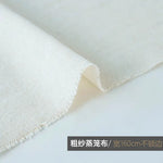 serviettes lingettes toile fine tissu respirant polyester beige clair blanc classique