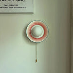 lampes murales modernes artistiques couleur bleue rose motifs ours nuages chambre enfants