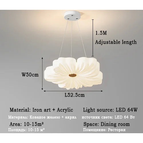 plafonniers moderne acrylique chrome plié blanc toucher interrupteur led couleurs réglables