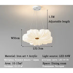 plafonniers moderne acrylique chrome plié blanc toucher interrupteur led couleurs réglables