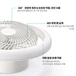 ventilateur led moderne blanc easy clean télécommande lumineuses chambre salle manger