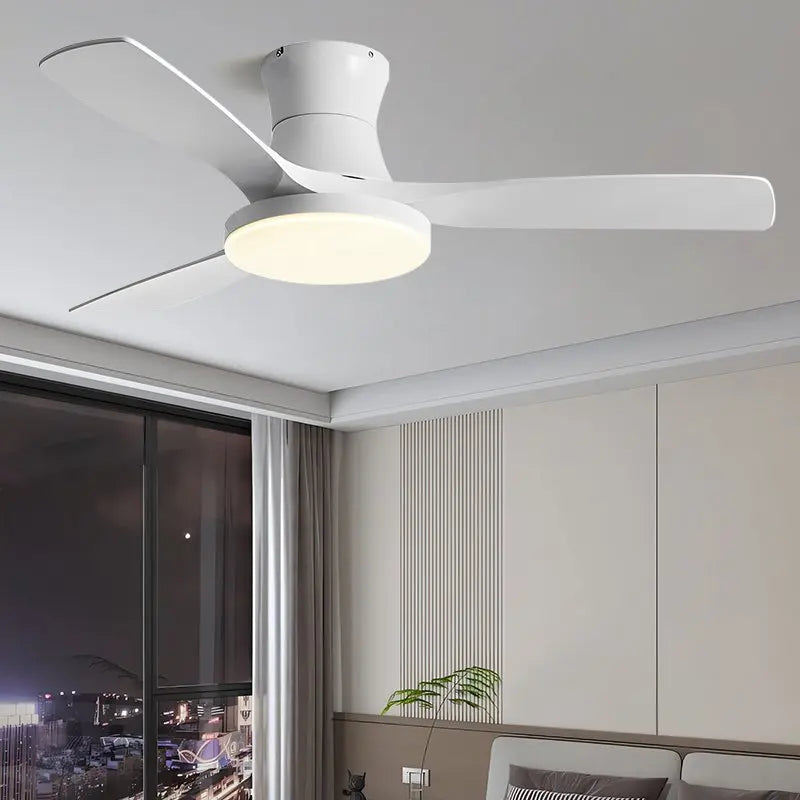 ventilateur moderne 42 52 pouces vitesses télécommande led noir marron doré blanc