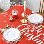 placemats dorés floral ajouré moderne respectueux environnement opaques variété tailles