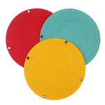 panier suspendu moderne cache plat vert rouge marron blanc anneau métal cordons fleur intérieur