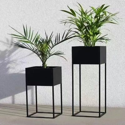 Étagère murale métal support plantes couleur or déco intérieur