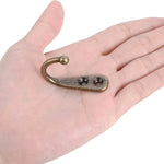 crochets muraux robustes acier inoxydable bronze noir blanc utilisation multiple moderne minimaliste vis fixations