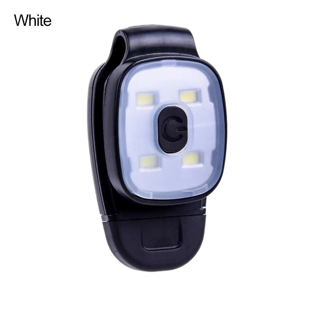 lampe frontale led rechargeable usb clip étanche noir blanc moderne pratique