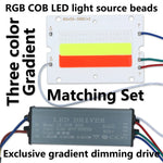 kit led rgb 50w blanc bleu vert rouge dégradé trois couleurs moderneintérieur