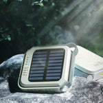 lampe solaire rechargeable portable blanc gris bleu moderne clips abs led transparent