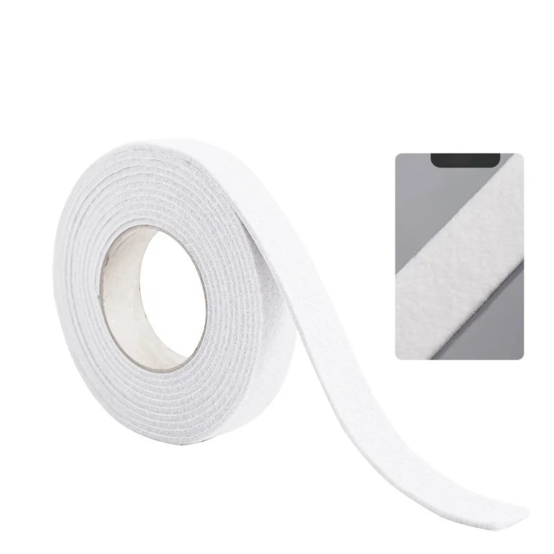 ruban adhésif feutre gris pratique texture tissée antidérapant protection sol utilitaire autoadhésifrollable stripsfeutré