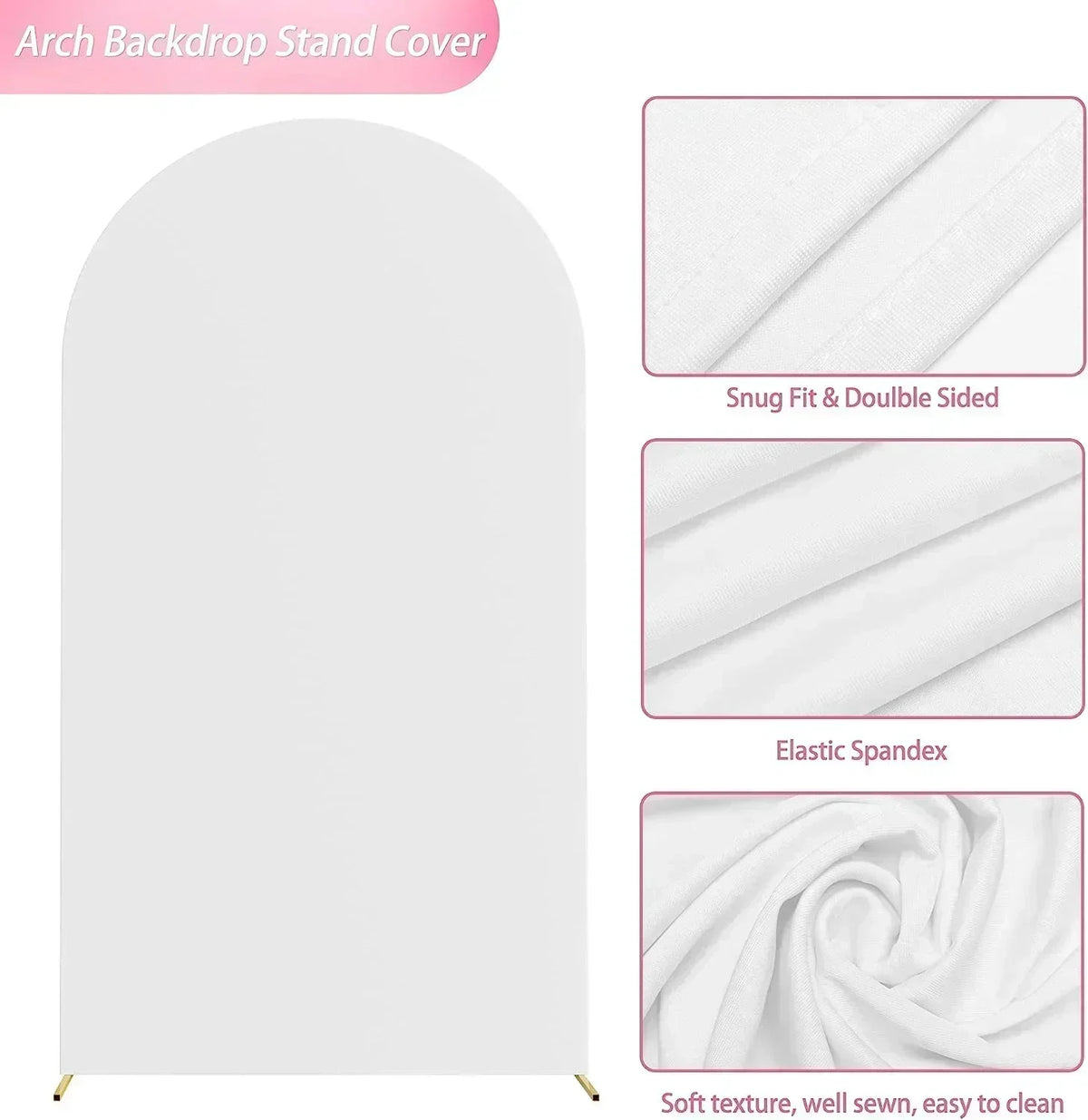 cadre arqué nuages étoiles ours enfantin oh baby beige doré clips festif decoration