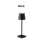 veilleuse sans fil lampe table rechargeable tactile blanc doré moderne