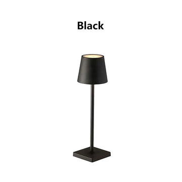 veilleuse sans fil lampe table rechargeable tactile blanc doré moderne