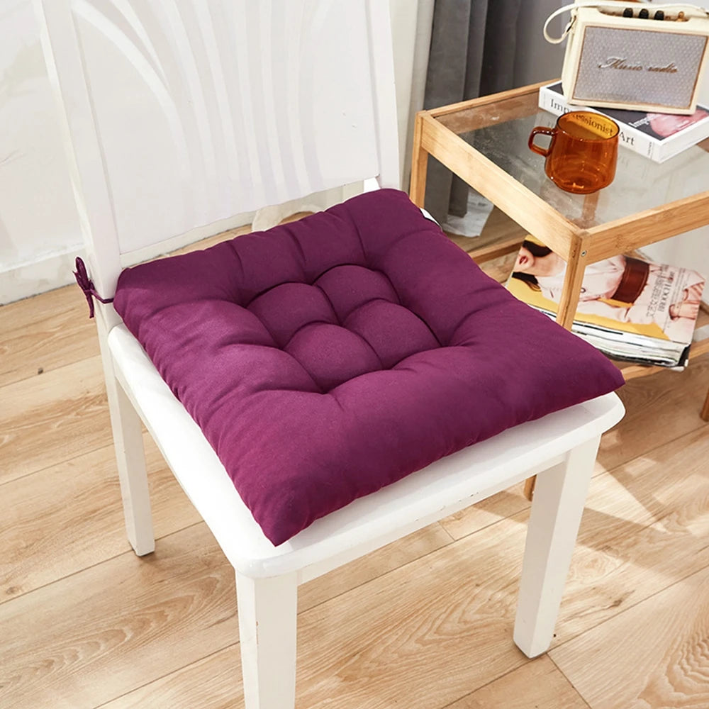 coussin chaise moderne lavable mousse pu tissu couleur marron bleu orange gris violet rose