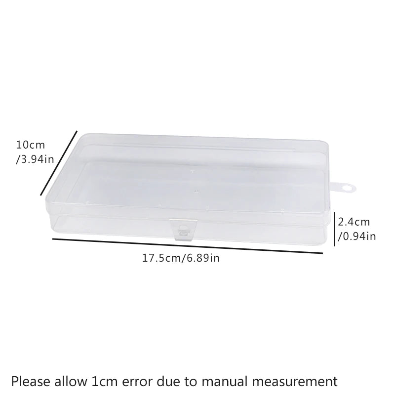 boîtes rangement transparentes empilables colorées poignée moderne 14.8cm 14.8cm 12.3cm