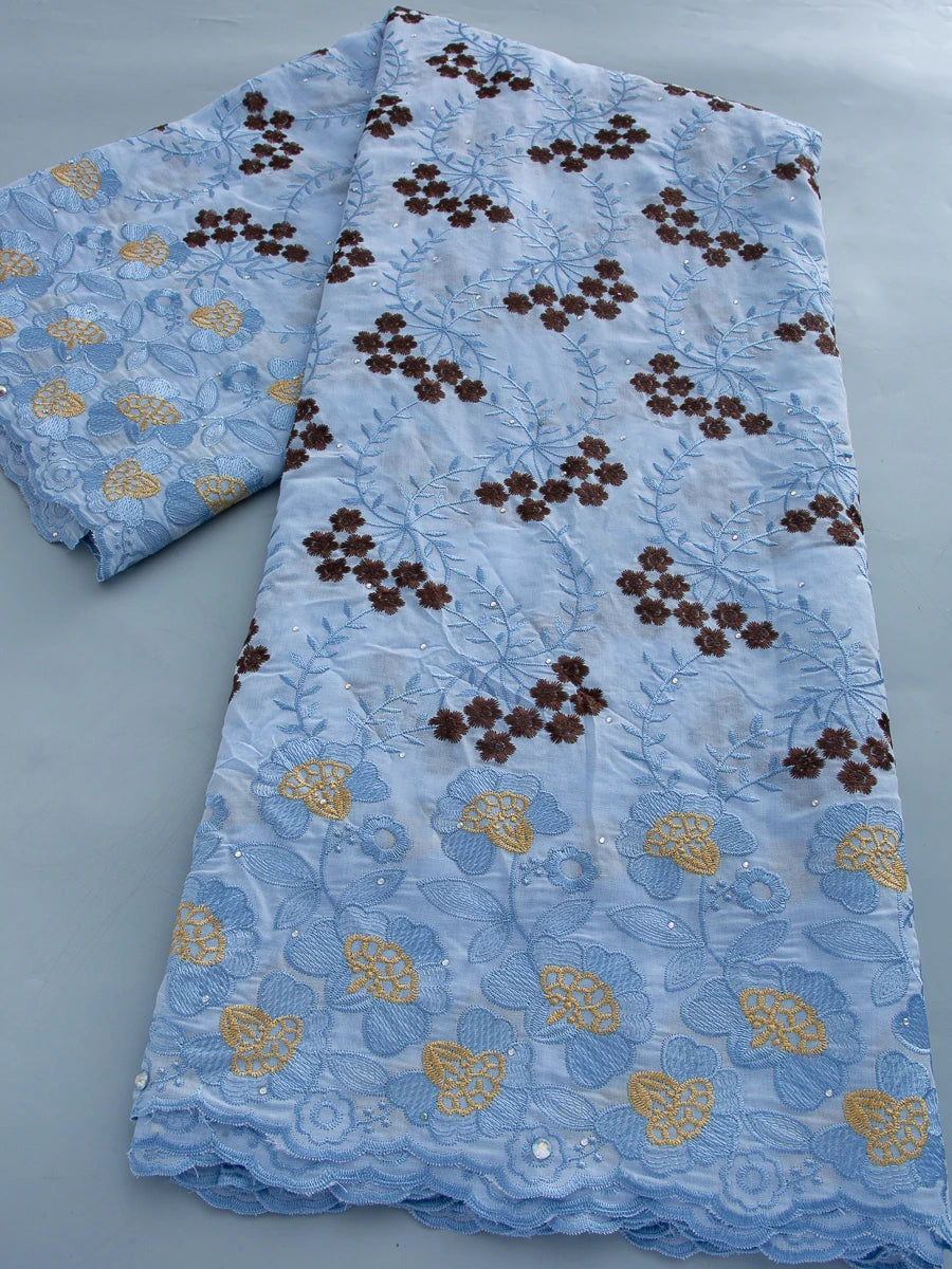 tissu brodé dentelle motifs fleurs geometriques occasion mariage robes femmes