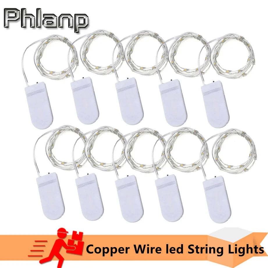 guirlande lumineuse led fil cuivre décoration noel mariage fête blanc chaud petite ampoule