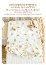 drap housse bébé imprimé animaux gris blanc moderne 90x50 120x60 130x70 polyester coton