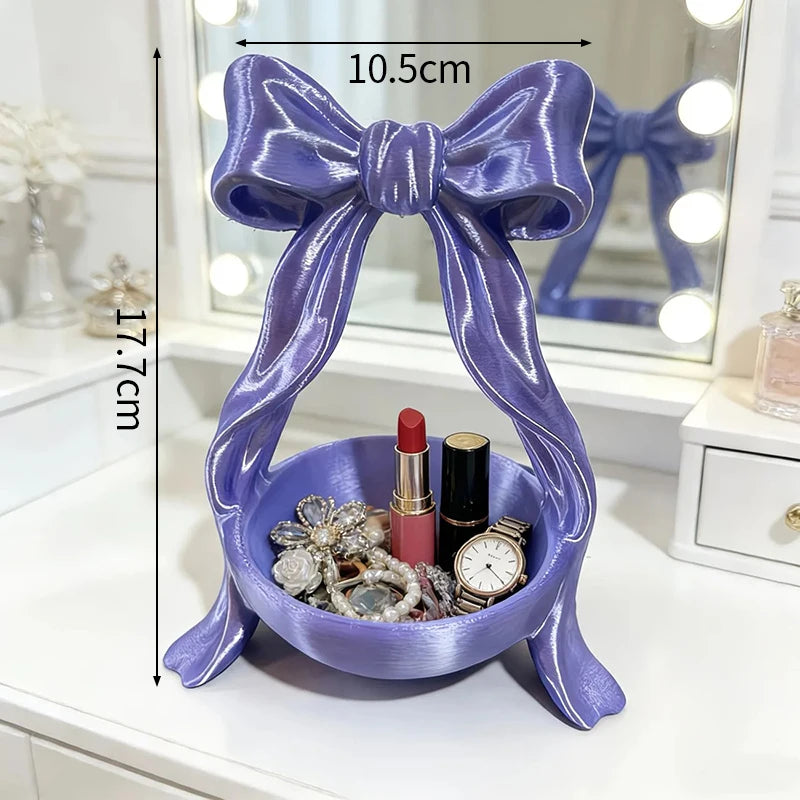 présentoir bijoux rose clair satiné boîte rangement féminin organisateur maquillage