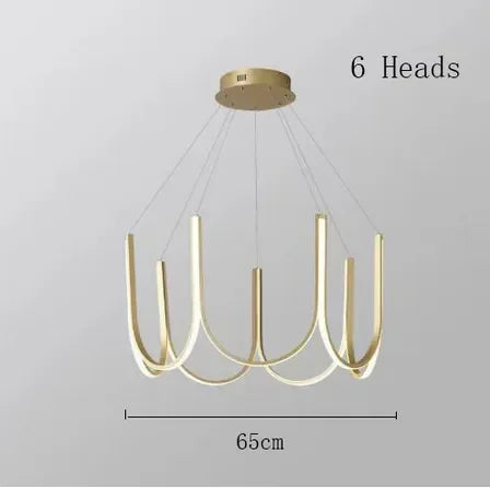 suspension lumineuse moderne or noir blanc ampoules led minimaliste contemporain semi encastrée certifications ul