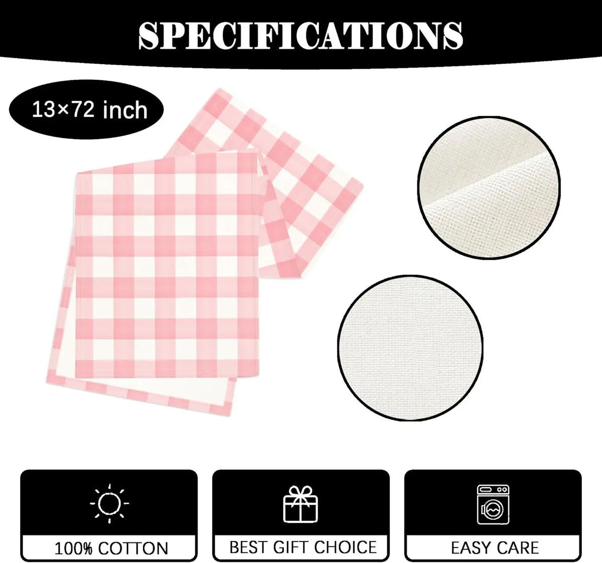 chimene table lin carreaux rose blanc classique geometrique festive opaquement assiettes fourchettes citrons bougie