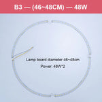 lampe led circulaire blanc moderne adhésive magnets connecteurs 45cm 30cm 41cm led haute puissance