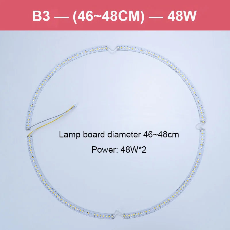 lampe led circulaire blanc moderne adhésive magnets connecteurs 45cm 30cm 41cm led haute puissance
