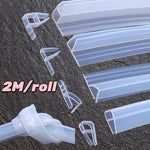 joint d'étanchéité transparent adhésif type 2m moderne vitrage salle bain