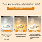 lampe lecture flexible led rechargeable blanc moderne clips portable minimaliste