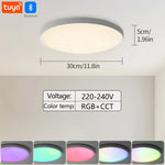plafonniers led rgb modernes télécommande app bluetooth couleurs variées texture nid d'abeille intérieur maison