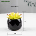 plantes artificielles bonsaï vertes modernes pot poterie décoration intérieure extérieure jardin