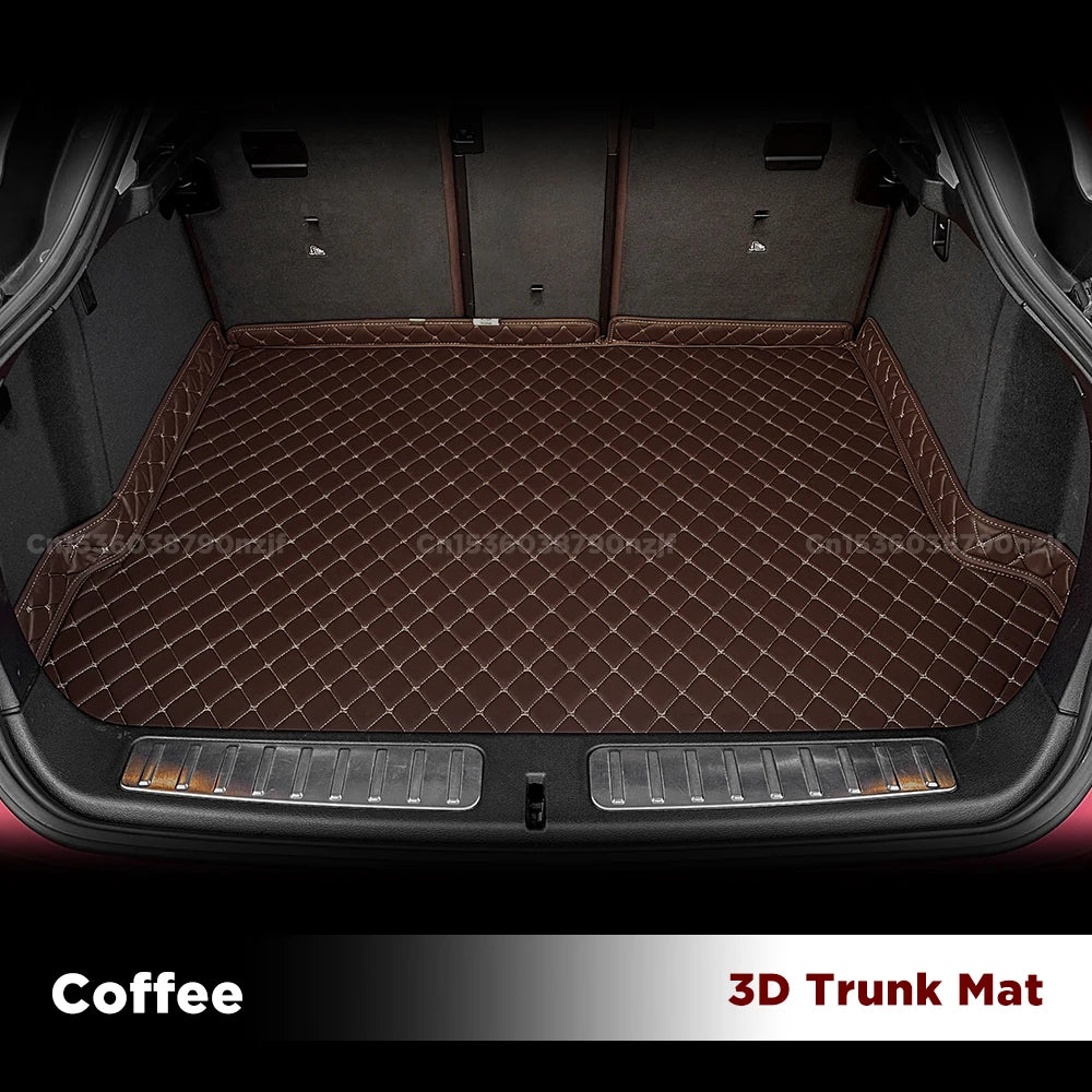 tapis sol coffre cuir mercedes benz ml w164 2008 2011 luxe noir