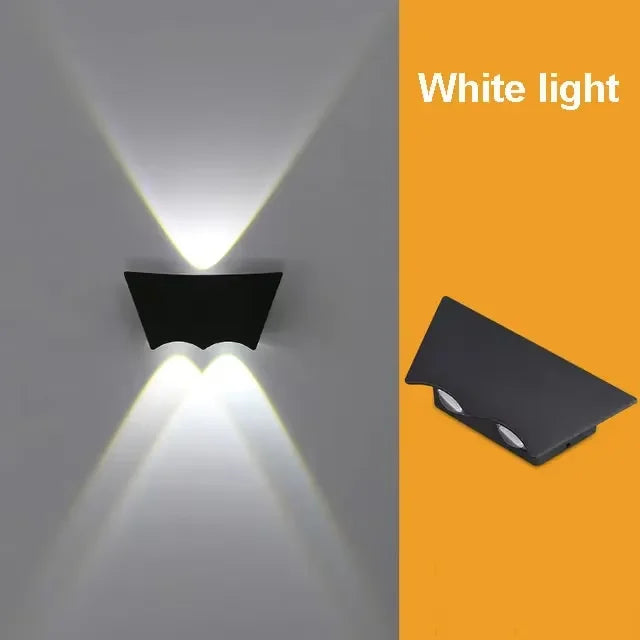 applique murale led noir contemporaine éclairage mural extérieur ip65 étanche ampoules led